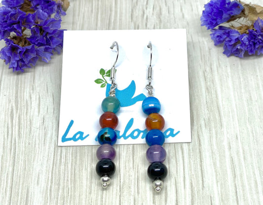 SPLASH OF COLOUR EARRINGS