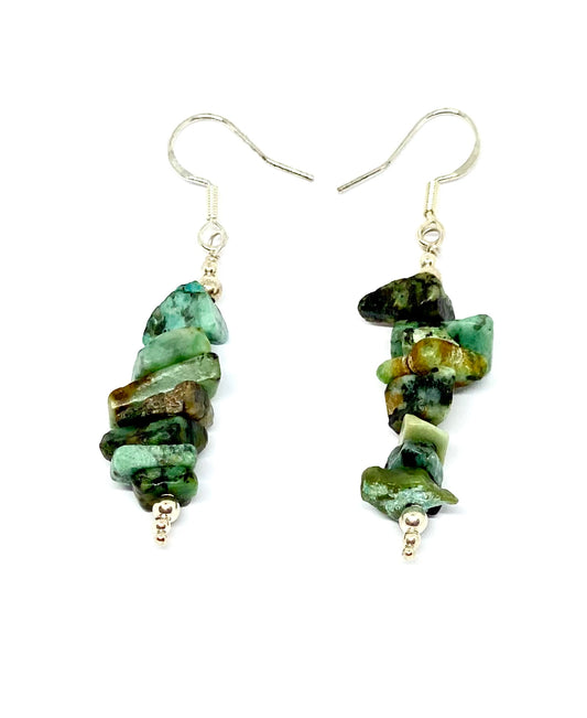 AFRICAN TURQUOISE EARRINGS