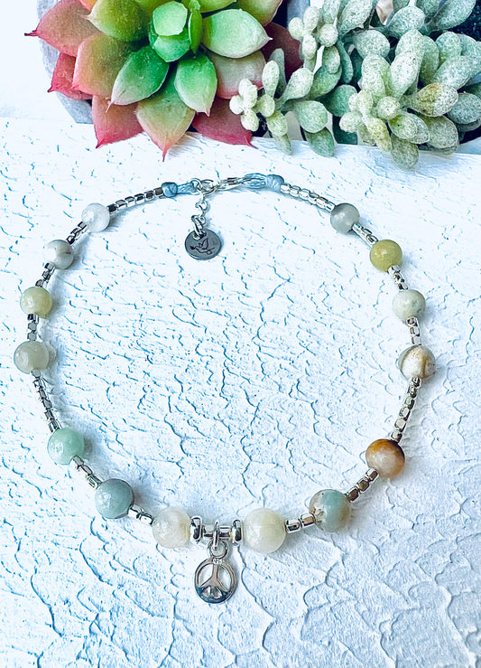 PEACE ANKLET