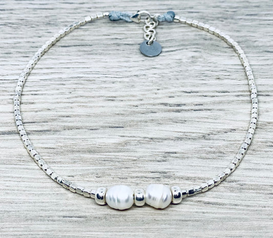 FRESHWATER PEARLS ANKLET
